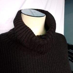 CAbi Women's Black Turtleneck Dress